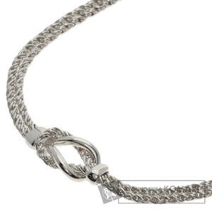 Tiffany Co Double Rope Necklace Silver